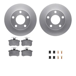 R1 Concepts WDTH1-74006 Brake Rotors - Carbon Coated W/ Euro Ceramic Pads & Hdw